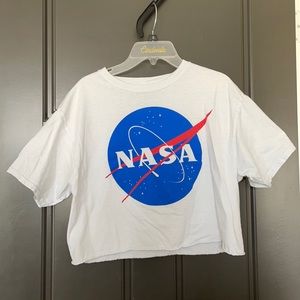 NASA Cropped Shirt
